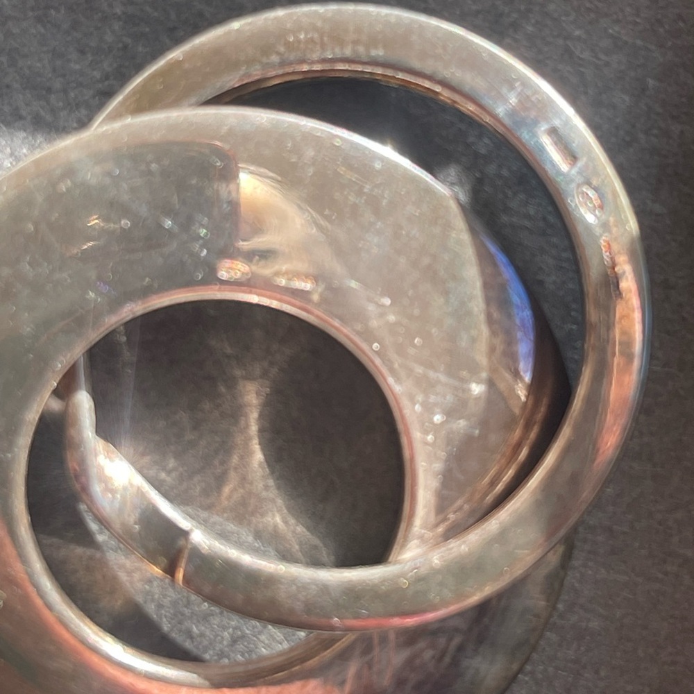 Gucci sterling silver keychain gorgeous marked 925 new in box - Picture 5 of 9
